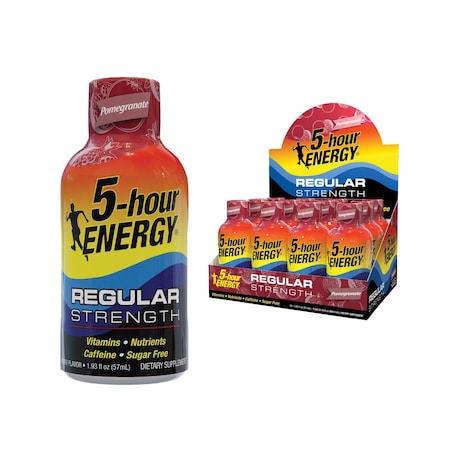 5 Hour Energy 5-hour Energy Regular Strength Sugar Free Pomegranate Energy Shot 1.93 oz 818125